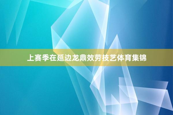 上赛季在延边龙鼎效劳技艺体育集锦