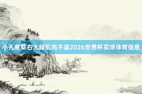 小孔塞桑右大腿肌肉不适2026世界杯买球体育信息