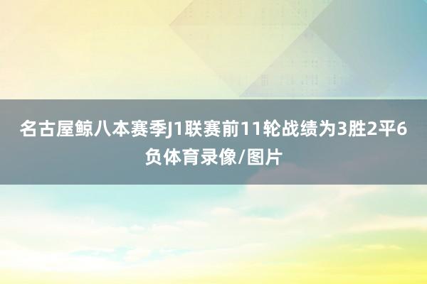 名古屋鲸八本赛季J1联赛前11轮战绩为3胜2平6负体育录像/图片