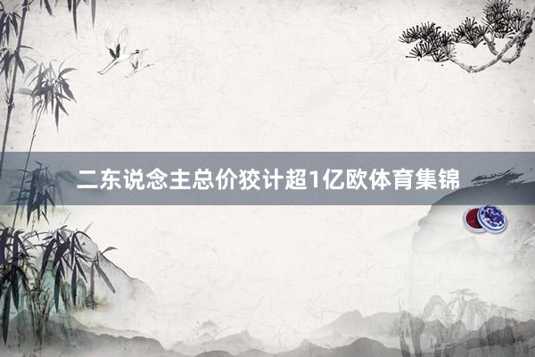 二东说念主总价狡计超1亿欧体育集锦