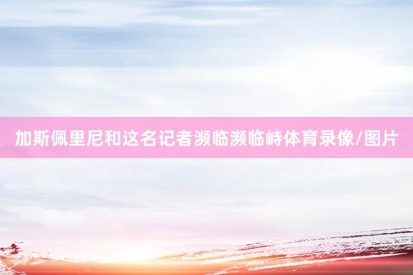 加斯佩里尼和这名记者濒临濒临峙体育录像/图片
