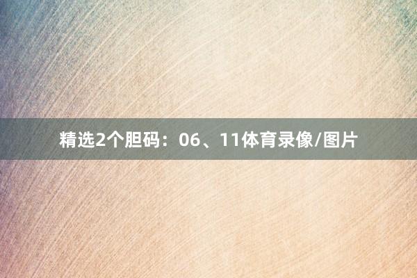 精选2个胆码：06、11体育录像/图片