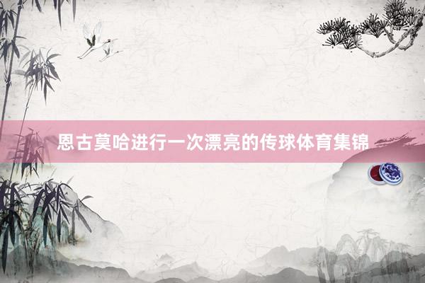恩古莫哈进行一次漂亮的传球体育集锦