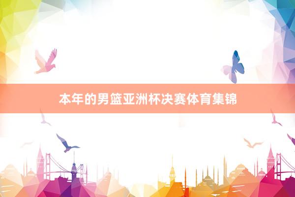 本年的男篮亚洲杯决赛体育集锦