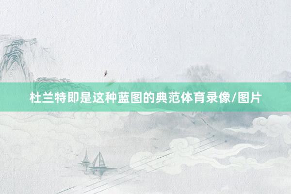 杜兰特即是这种蓝图的典范体育录像/图片