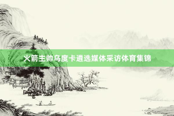 火箭主帅乌度卡遴选媒体采访体育集锦