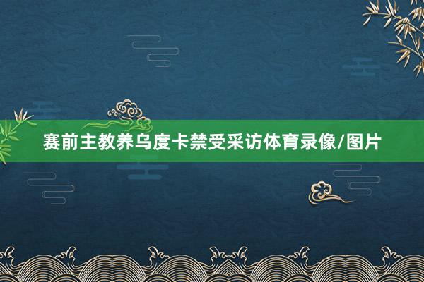 赛前主教养乌度卡禁受采访体育录像/图片