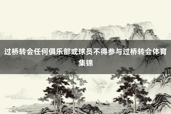 过桥转会任何俱乐部或球员不得参与过桥转会体育集锦