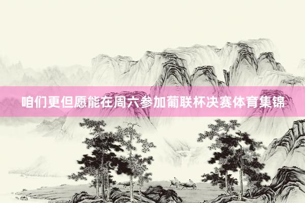 咱们更但愿能在周六参加葡联杯决赛体育集锦