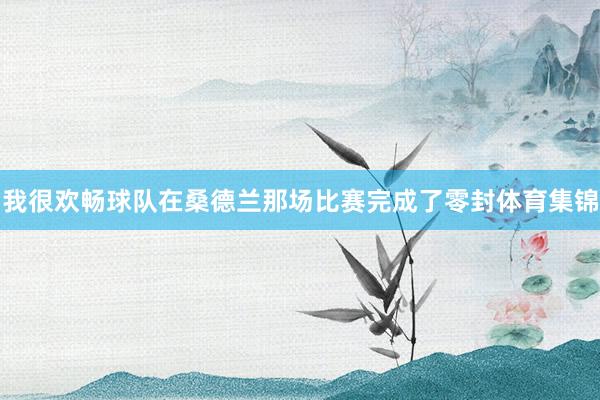 我很欢畅球队在桑德兰那场比赛完成了零封体育集锦