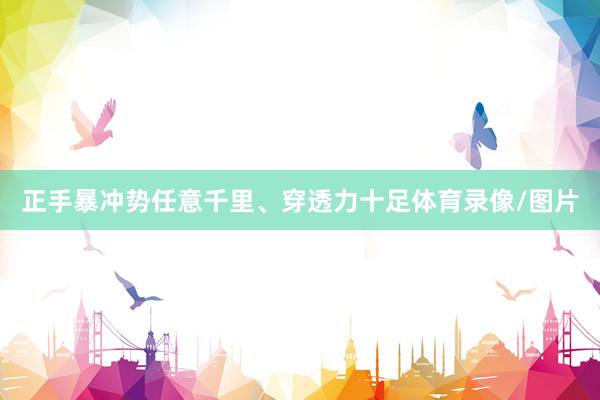 正手暴冲势任意千里、穿透力十足体育录像/图片