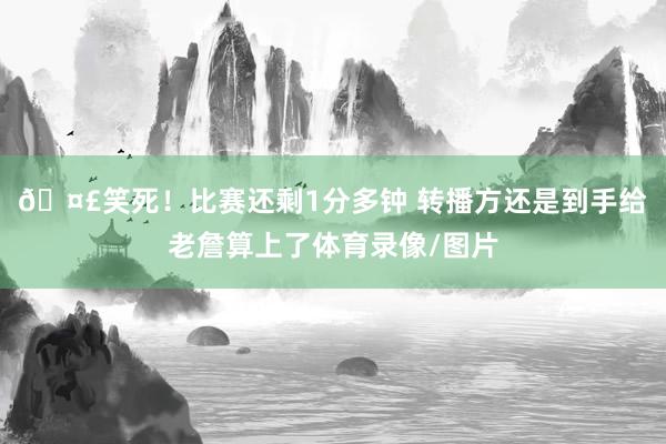 🤣笑死！比赛还剩1分多钟 转播方还是到手给老詹算上了体育录像/图片
