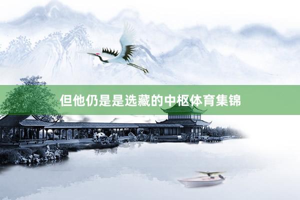 但他仍是是选藏的中枢体育集锦