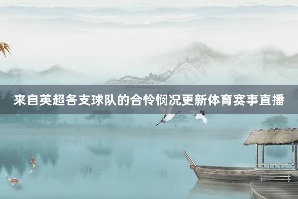 来自英超各支球队的合怜悯况更新体育赛事直播