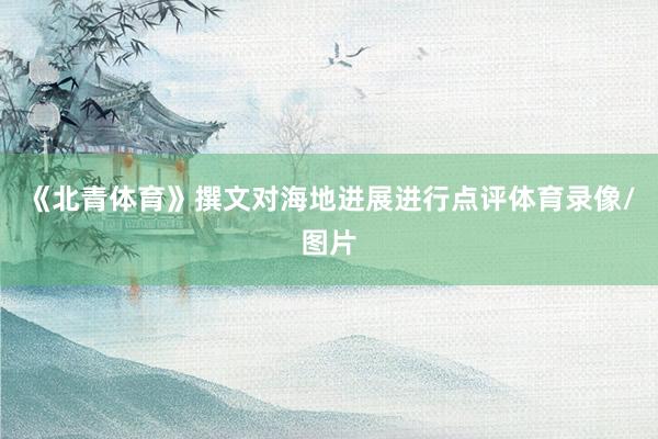 《北青体育》撰文对海地进展进行点评体育录像/图片
